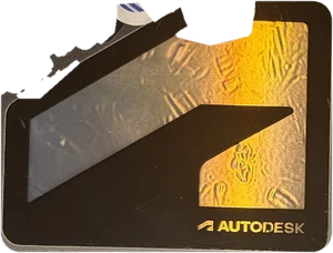 A sticker from Autodesk