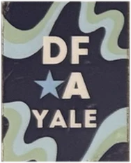 A sticker from Design for America, Yale