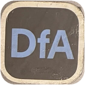 A sticker from Design for America