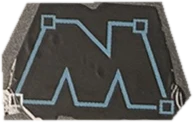 A sticker from Mandy's laptop
