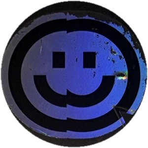 A sticker from Mandy's laptop